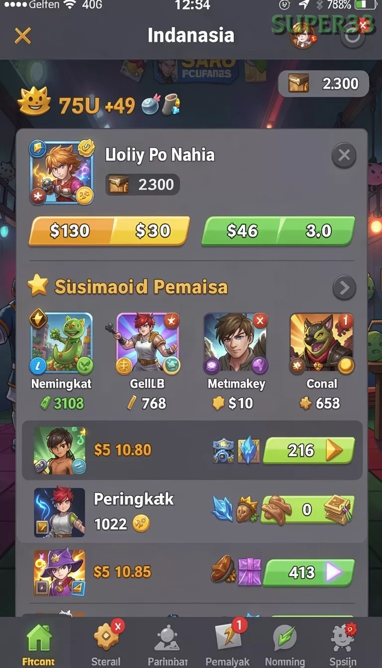 Cuplikan layar ZARA4D — halaman utama